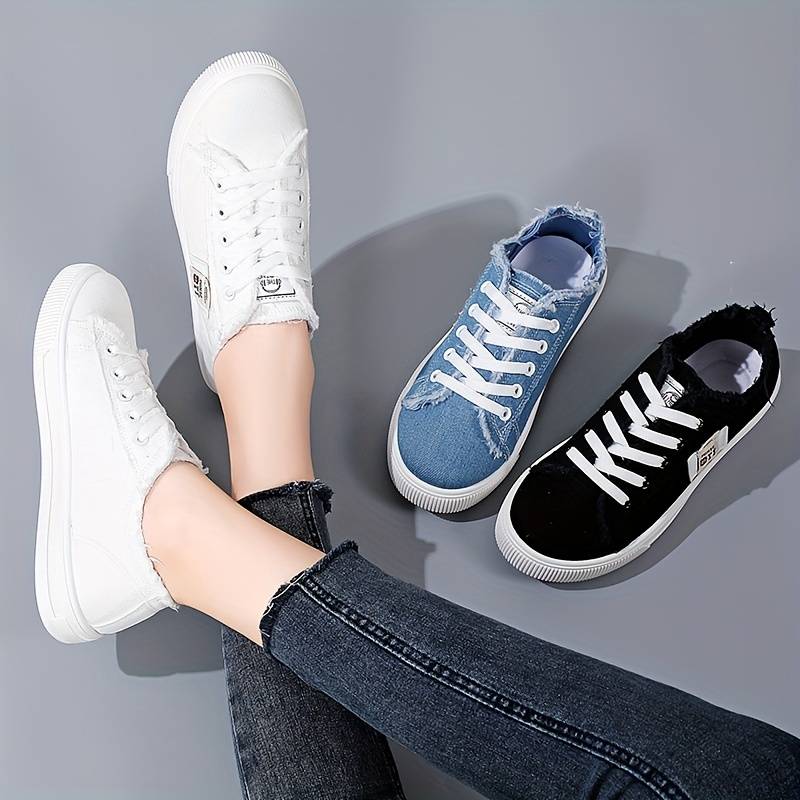 Dexter | Riley Frayed Canvas Sneakers
