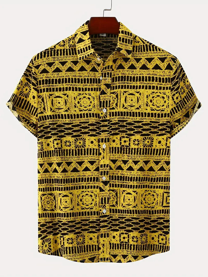 Lyda® | Casual Short-Sleeved Shirt With Various Patterns For Men