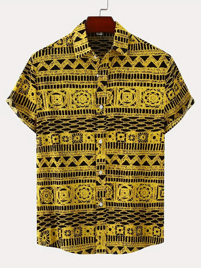 Lyda® | Casual Short-Sleeved Shirt With Various Patterns For Men