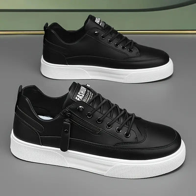 Julian® | Leather Sneakers With Zip Detail