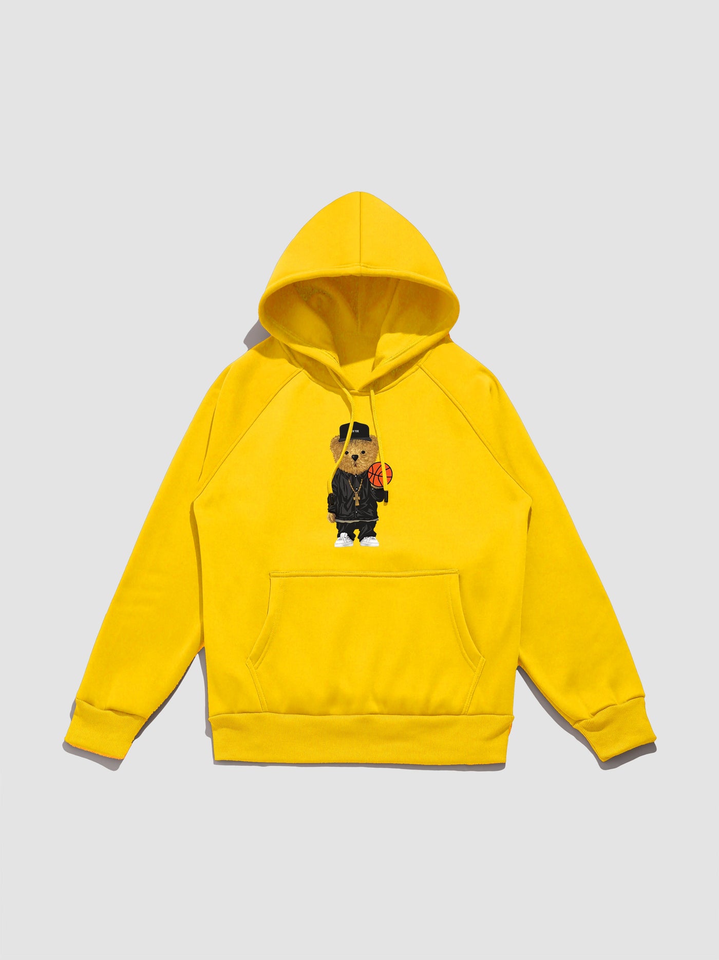 Francisco | Basketball Bear Print Hoodie