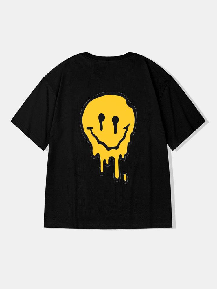 Buenaventura® | Smile Face Graphic Cotton T-Shirts