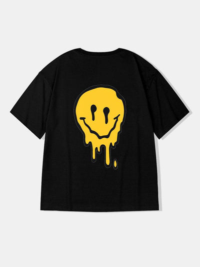 Buenaventura® | Smile Face Graphic Cotton T-Shirts