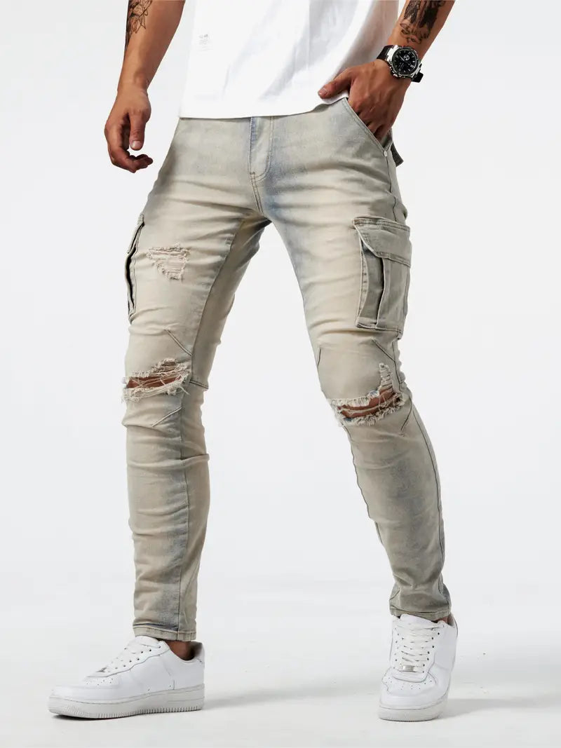 Onésimo® | Casual Cargo Jeans In Street Style For Men