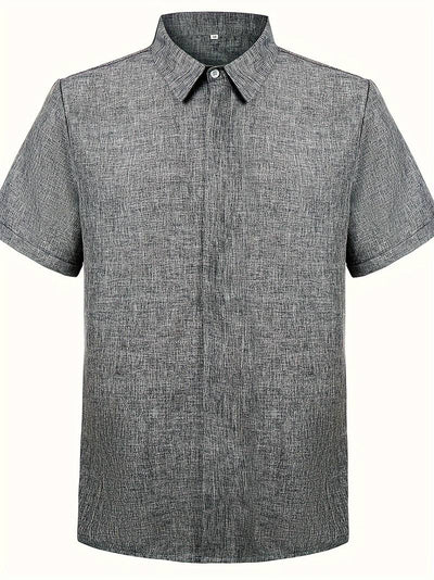 Elliot® | Stylish, Buttoned Short-Sleeved Shirt For Men
