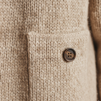 Men's Classic Casal Shirt-Style Cardigan