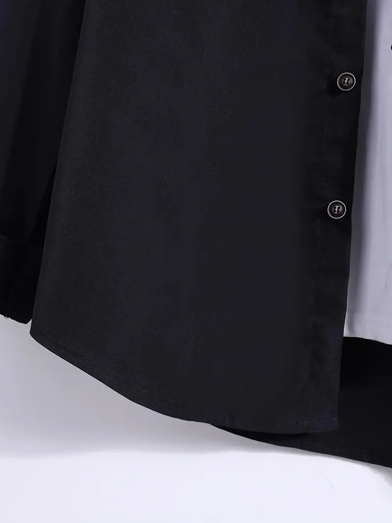 Lisandro® | Checked, Casual Long-Sleeved Overshirt