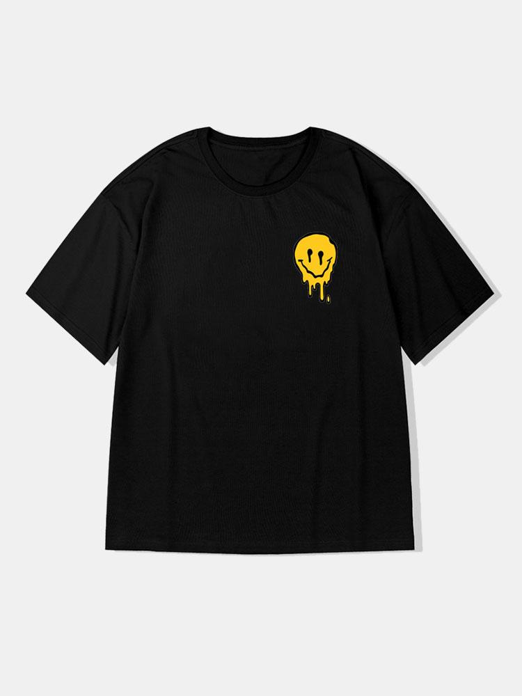 Buenaventura® | Smile Face Graphic Cotton T-Shirts