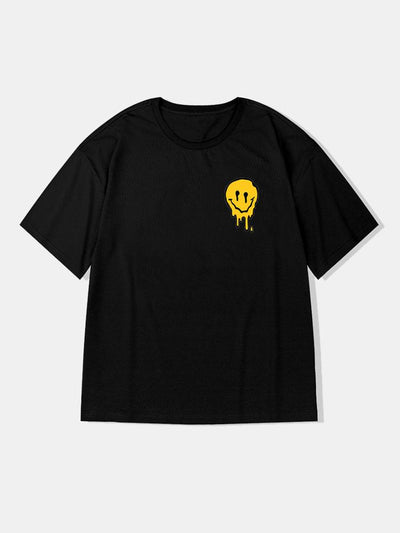 Buenaventura® | Smile Face Graphic Cotton T-Shirts