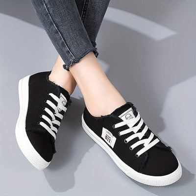 Dexter | Riley Frayed Canvas Sneakers