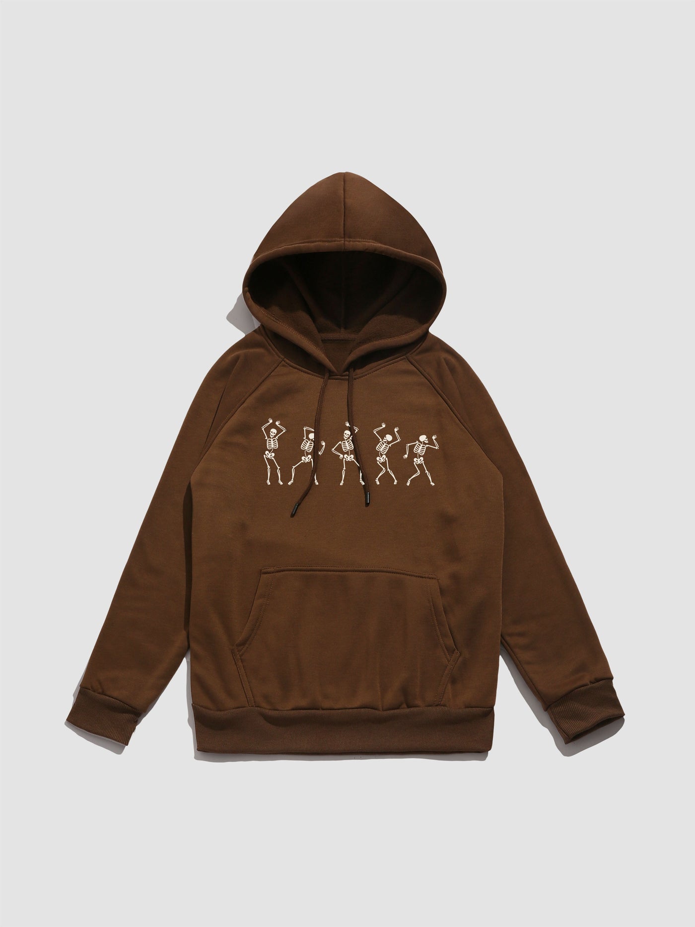 Foster | Dancing Skeleton Print Hoodie