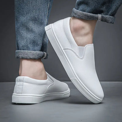 Ceferino® | Leather Slip On Shoes