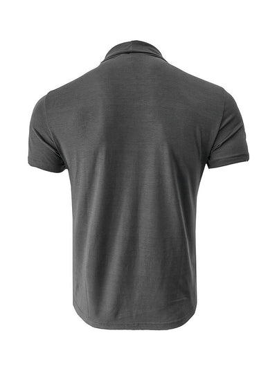 Lucian® | Casual Short Sleeve Turtleneck T-Shirt