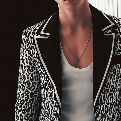 Larry | Men'S Vintage Leopard Print Single Breasted Blazer