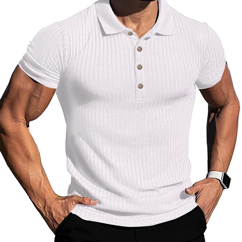 Kadin® | Short-Sleeved Sporty T-Shirt For Men With Lapels