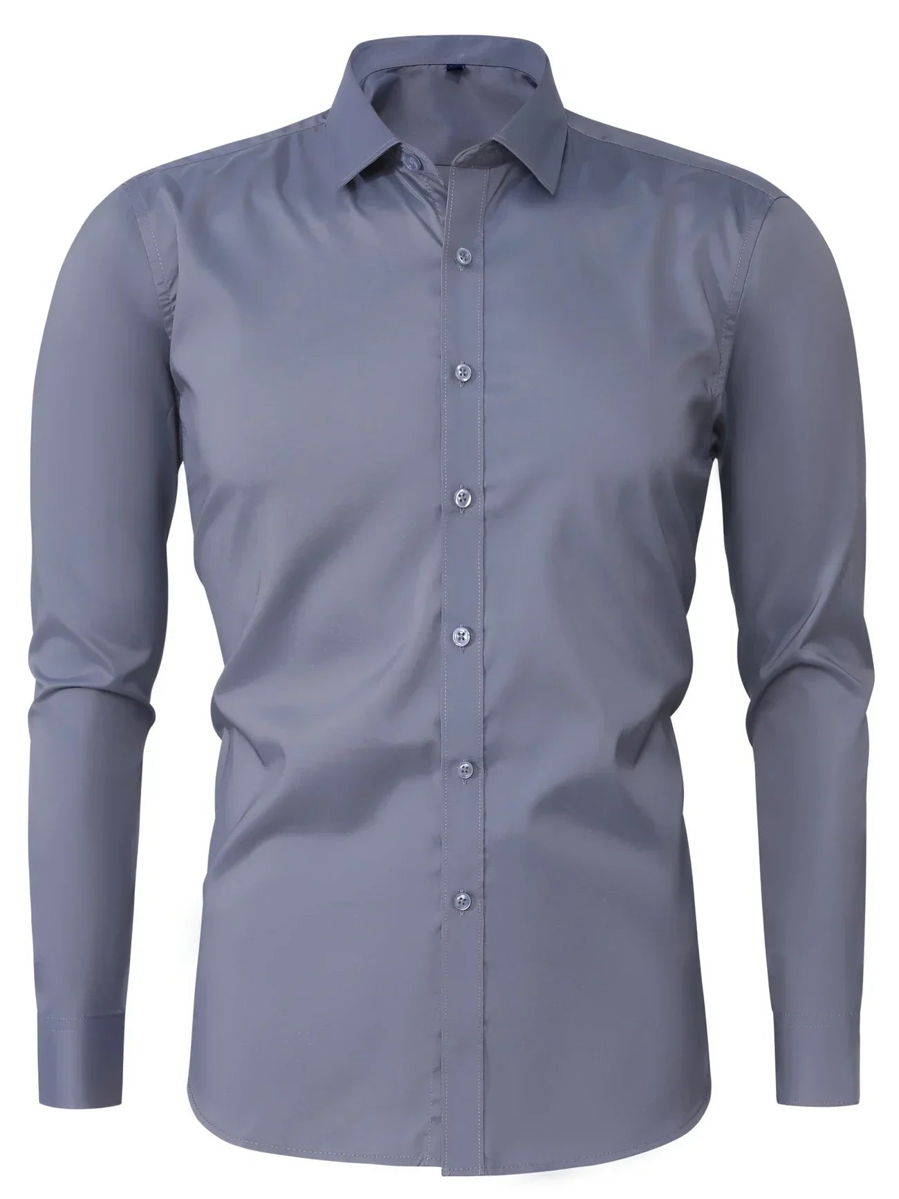Omar | Elegant long-sleeved button-down shirt