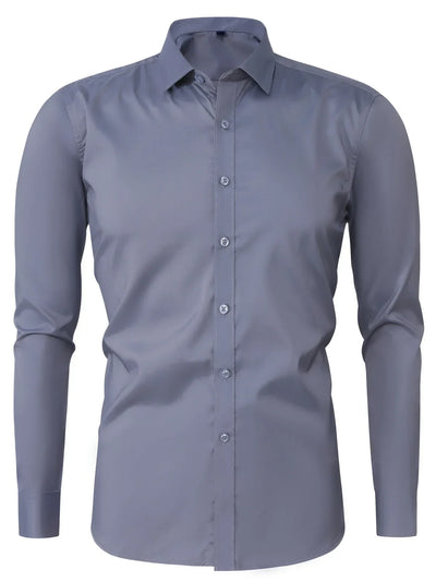 Omar | Elegant long-sleeved button-down shirt