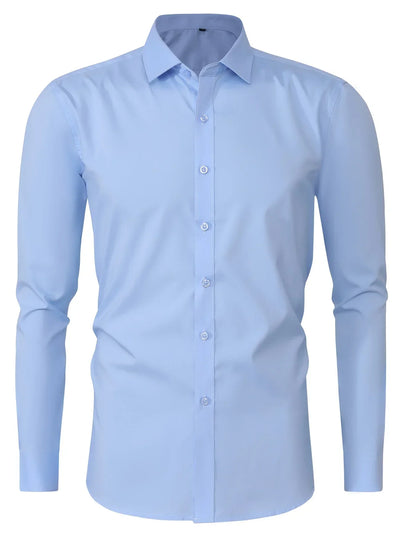 Omar | Elegant long-sleeved button-down shirt