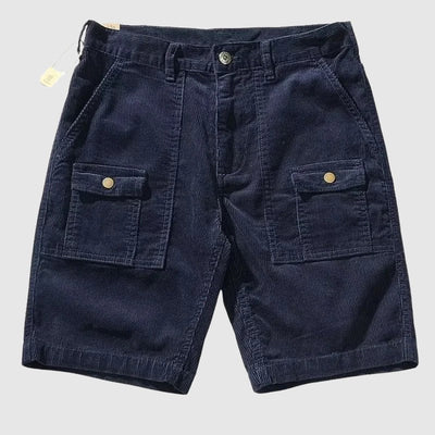 Antuan® | Davide Costa Corduroy Cargo Shorts