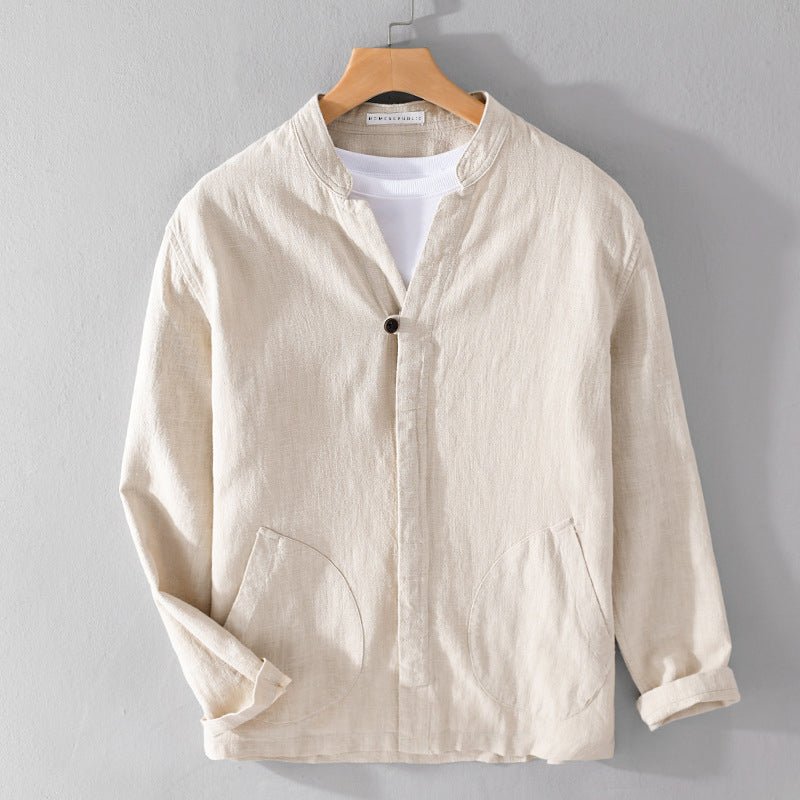Apelio® | Davide Costa Heirloom Linen Shirt