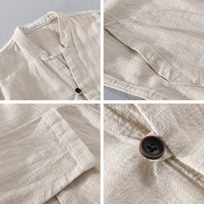 Apelio® | Davide Costa Heirloom Linen Shirt