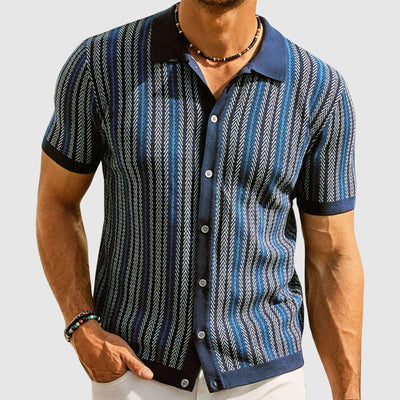 Apolinar® | Davide Costa Jacquard Polo Shirt