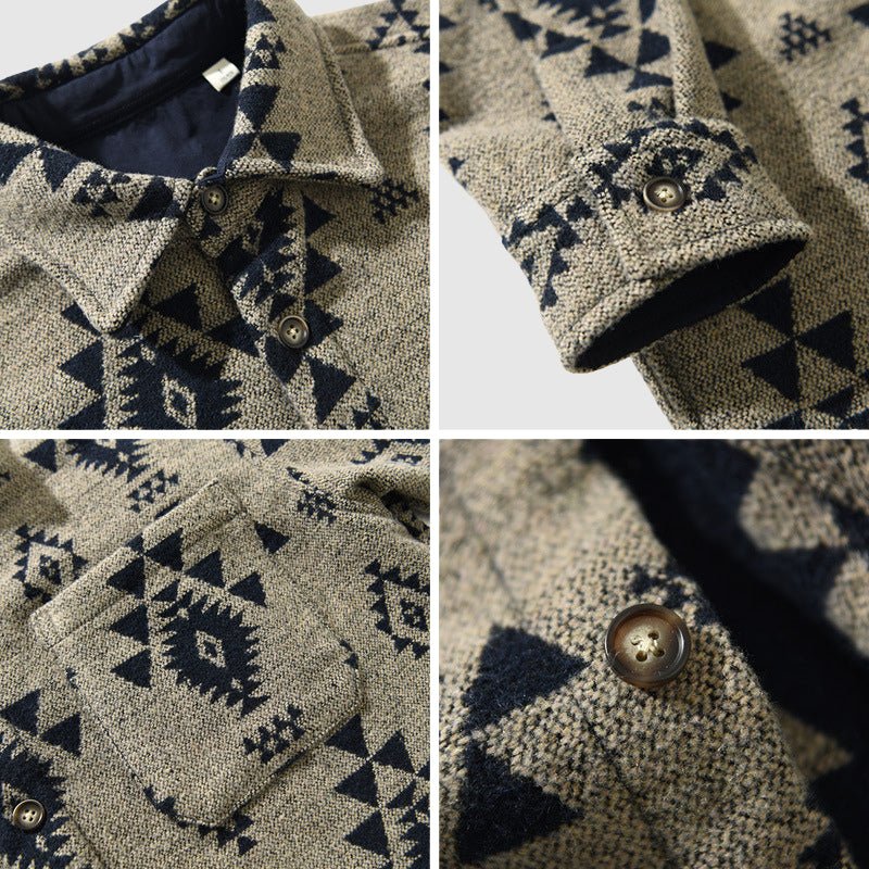 Apolonio® | Davide Costa Jacquard Wool Shirt