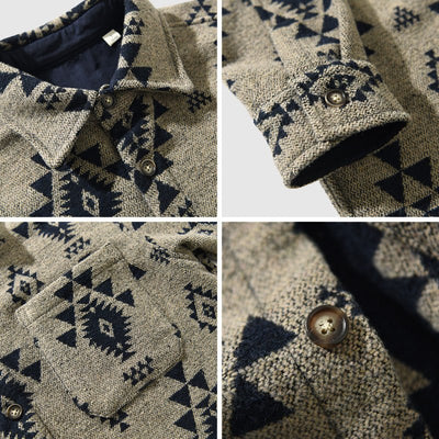 Apolonio® | Davide Costa Jacquard Wool Shirt