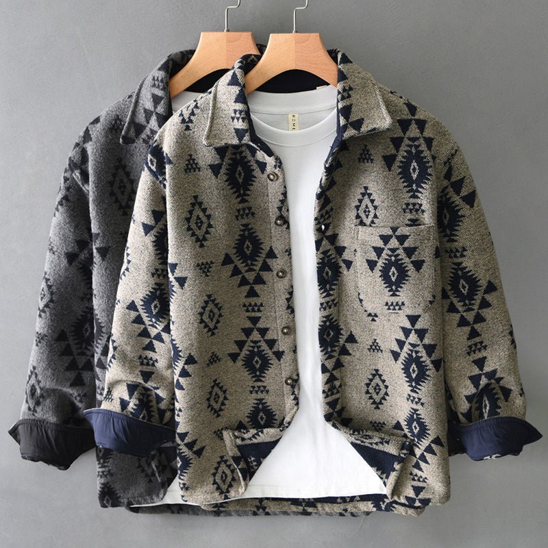 Apolonio® | Davide Costa Jacquard Wool Shirt