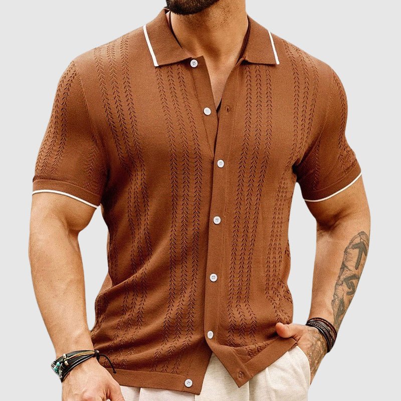 Appius® | Davide Costa Knitted Polo Shirt