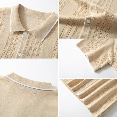 Appius® | Davide Costa Knitted Polo Shirt