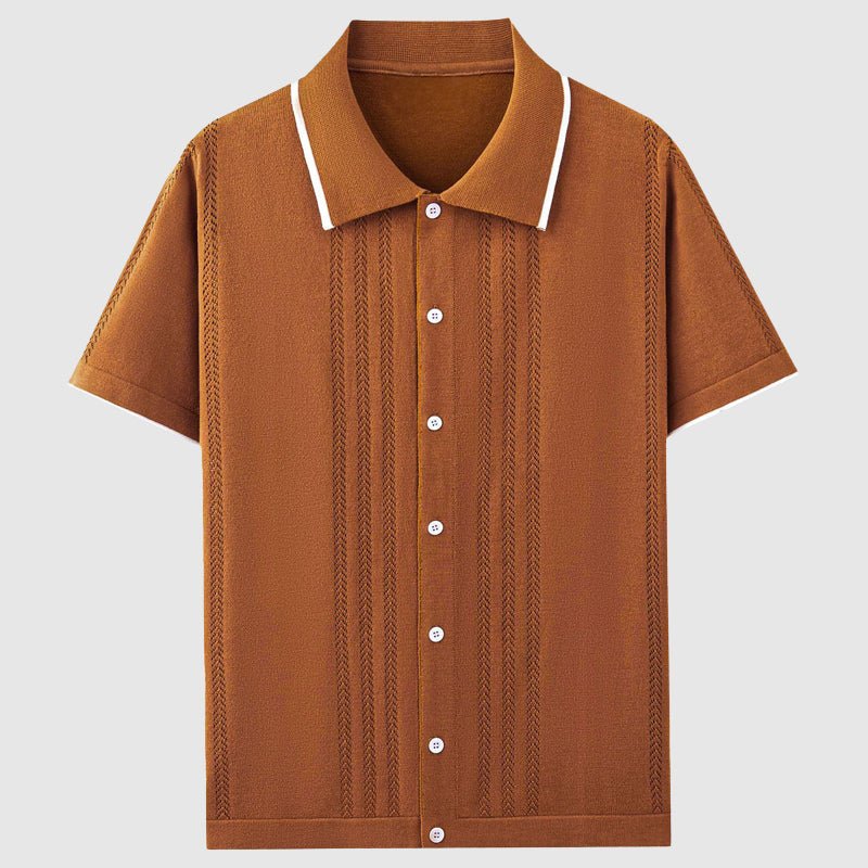 Appius® | Davide Costa Knitted Polo Shirt