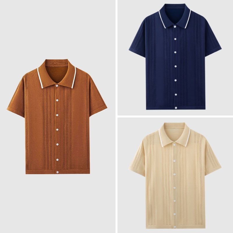 Appius® | Davide Costa Knitted Polo Shirt