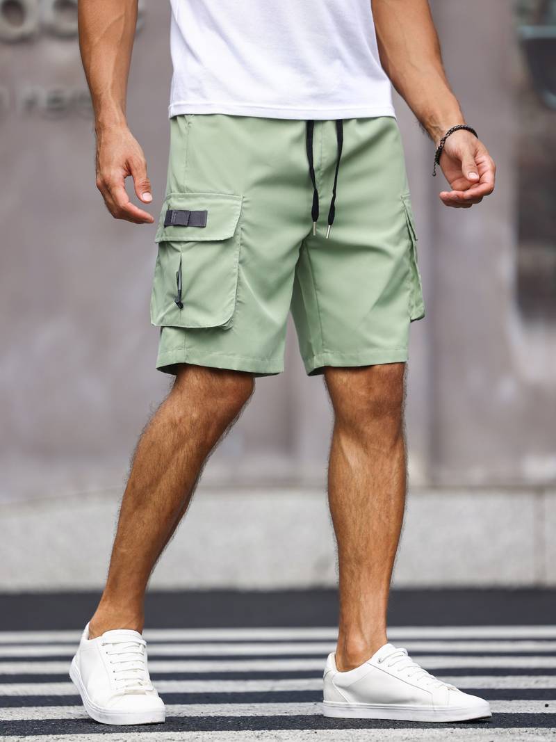 Grayson® | Trendy Men'S Cargo Shorts With Drawstring