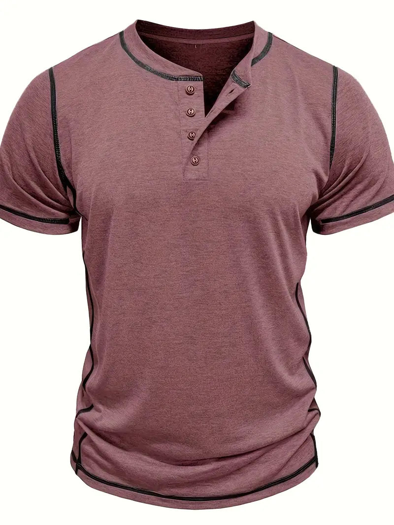 Malcolm | Short-sleeved button-down T-shirt