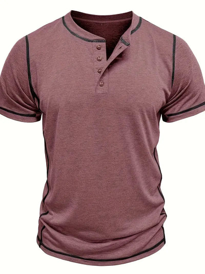 Malcolm | Short-sleeved button-down T-shirt