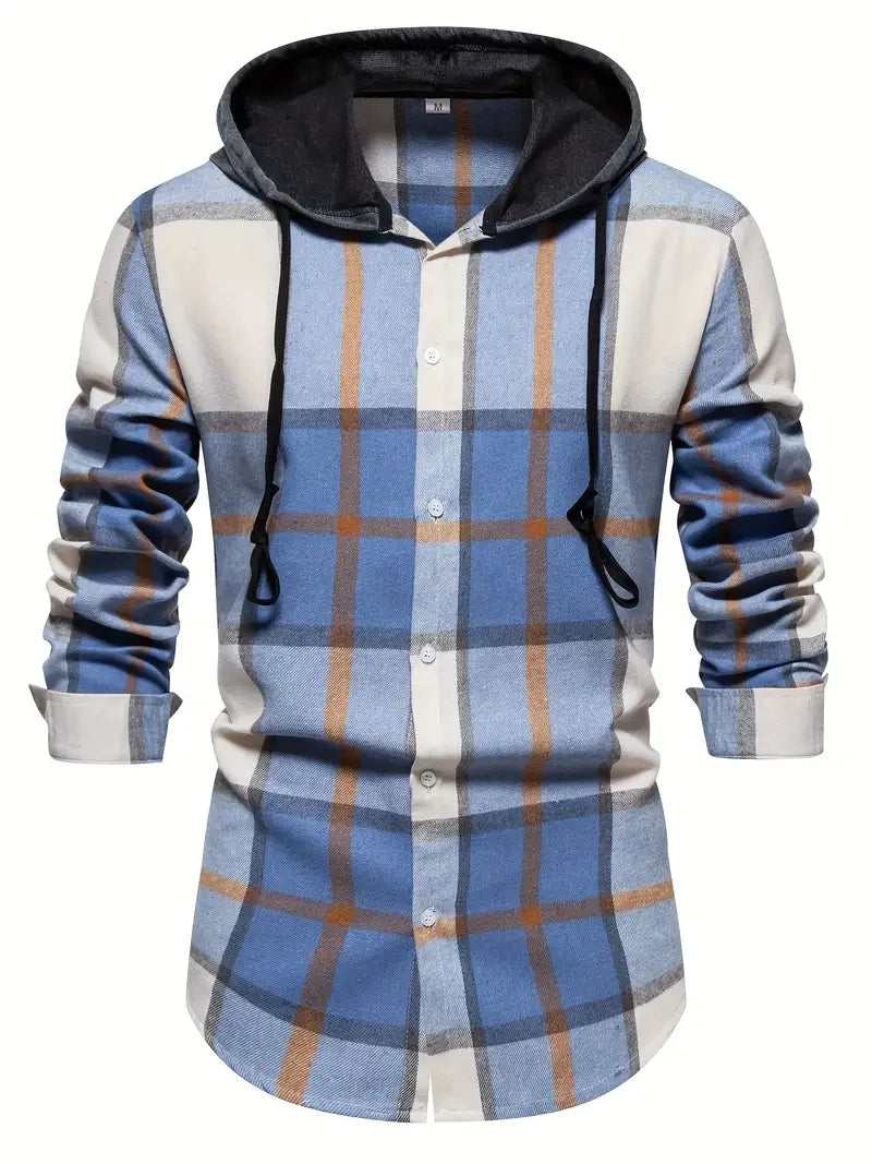 Larkin® | Stylish Lightweight Hooded Shirt For Men