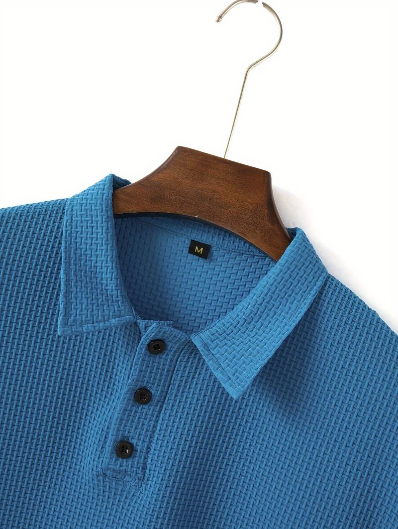 Macaria® | Solid Leisure Golf Shirt For Men