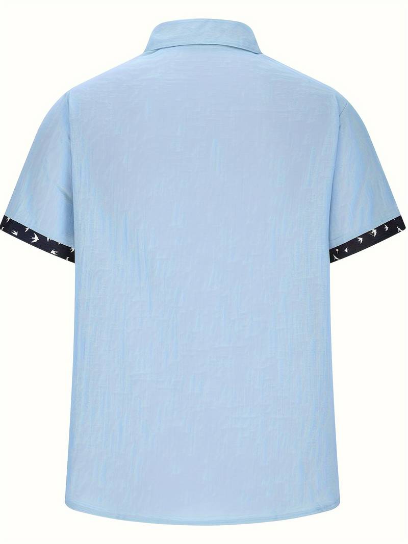 Lucio® | Stylish, Buttoned Short-Sleeved Shirt For Men