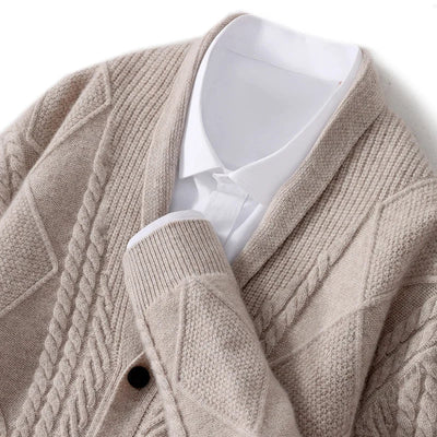 Dolores® | Exclusive Wool Cardigan With Check Pattern