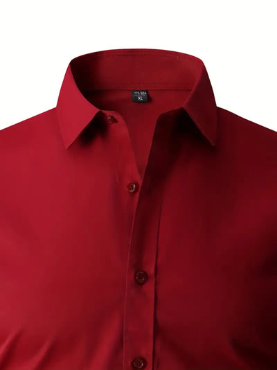 Elijah® | Classic, Buttoned Long-Sleeved Shirt
