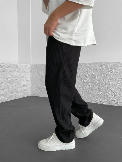 Brian® | Comfortable Ribbed Spandex Pants