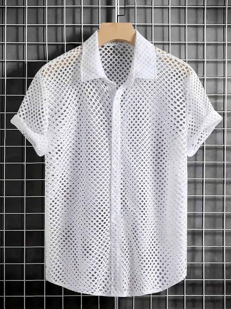 Daniel® | Hollowed Out Short Sleeve Shirt