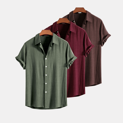Jacob® | Set Of 3 Linen Shirts