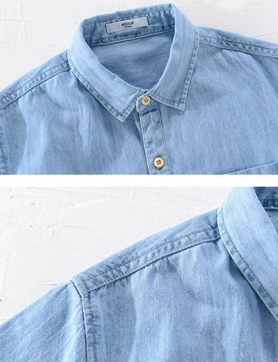 Alexander | Short Sleeved Denim Shirt