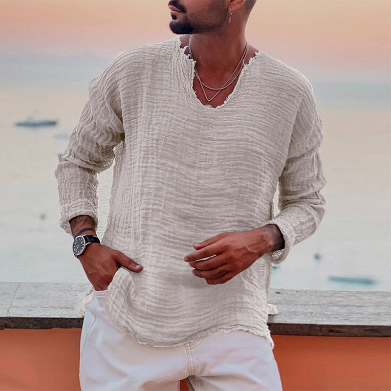 Jason® | Breathable, Soft Summer Shirt With A Crew Neck