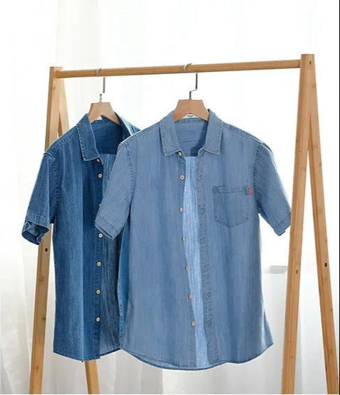 Alexander | Short Sleeved Denim Shirt