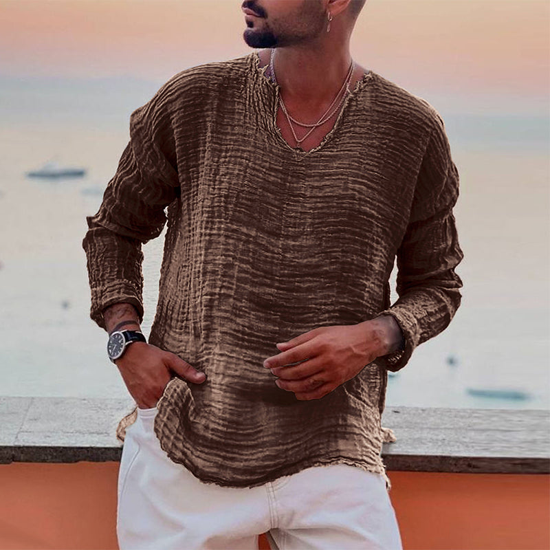 Jason® | Breathable, Soft Summer Shirt With A Crew Neck