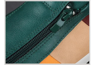 Edward | Leather Shoes with Zip