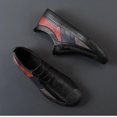 Edward | Leather Shoes with Zip